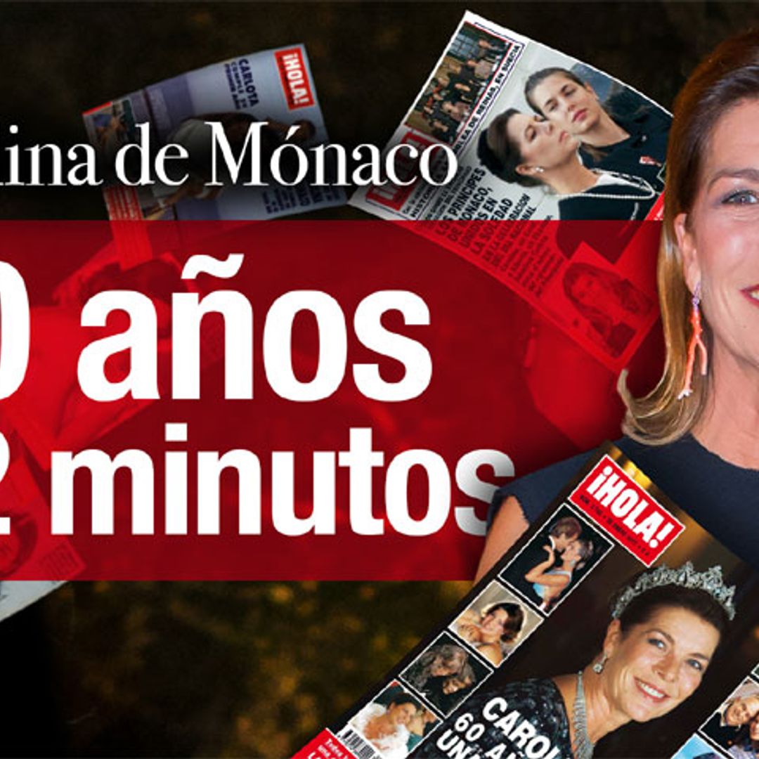 En vídeo: Carolina de Mónaco, una vida en la portada de ¡HOLA!