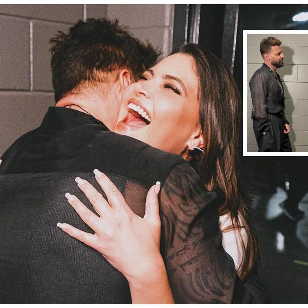 ¡Con abrazo incluido! Así fue el encuentro de ‘Chiqui’ Delgado con Ricky Martin