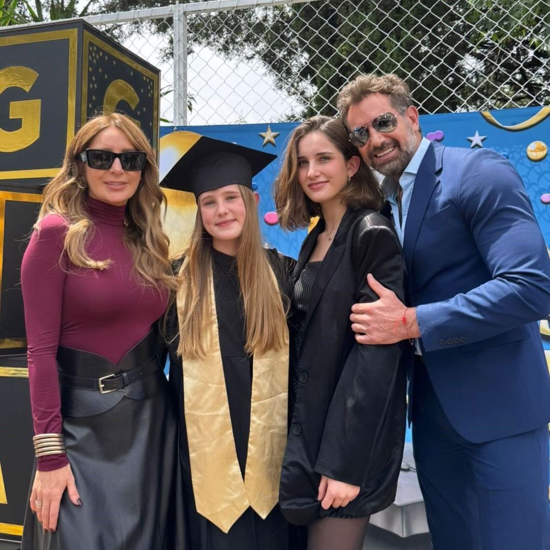 Geraldine Bazán y Gabriel Soto, muy unidos en una ocasión especial