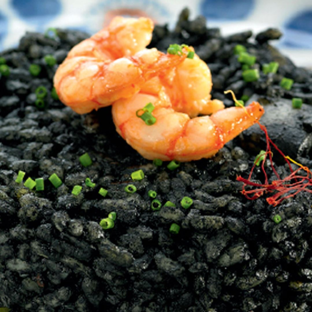 Timbal de arroz negro