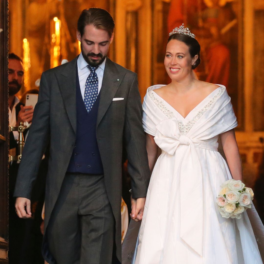 La boda de Nina Flohr y Philippos, el primer enlace real que Atenas vivía en más de medio siglo: "El vestido estaba inspirado en una princesa punk"