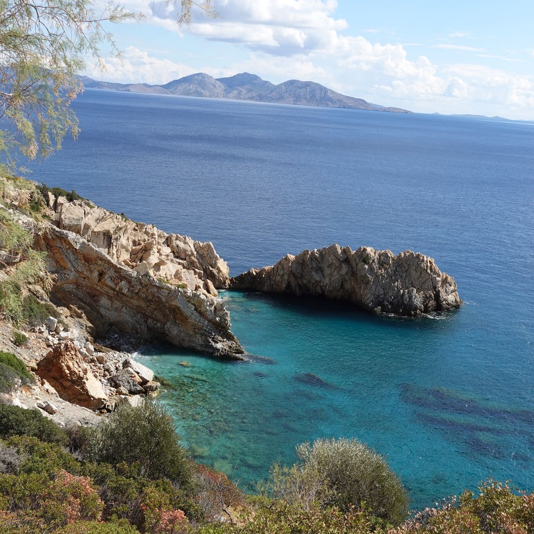 Playa de Prioni, Agios Kirikos, Isla de Icaria, Grecia