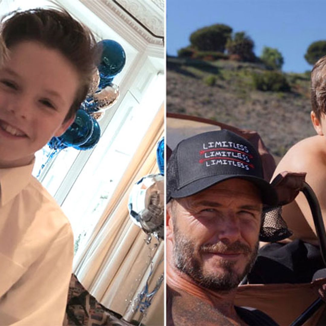 David y Victoria Beckham celebran el cumpleaños de su hijo Cruz... ¡con 'regañina' incluida!