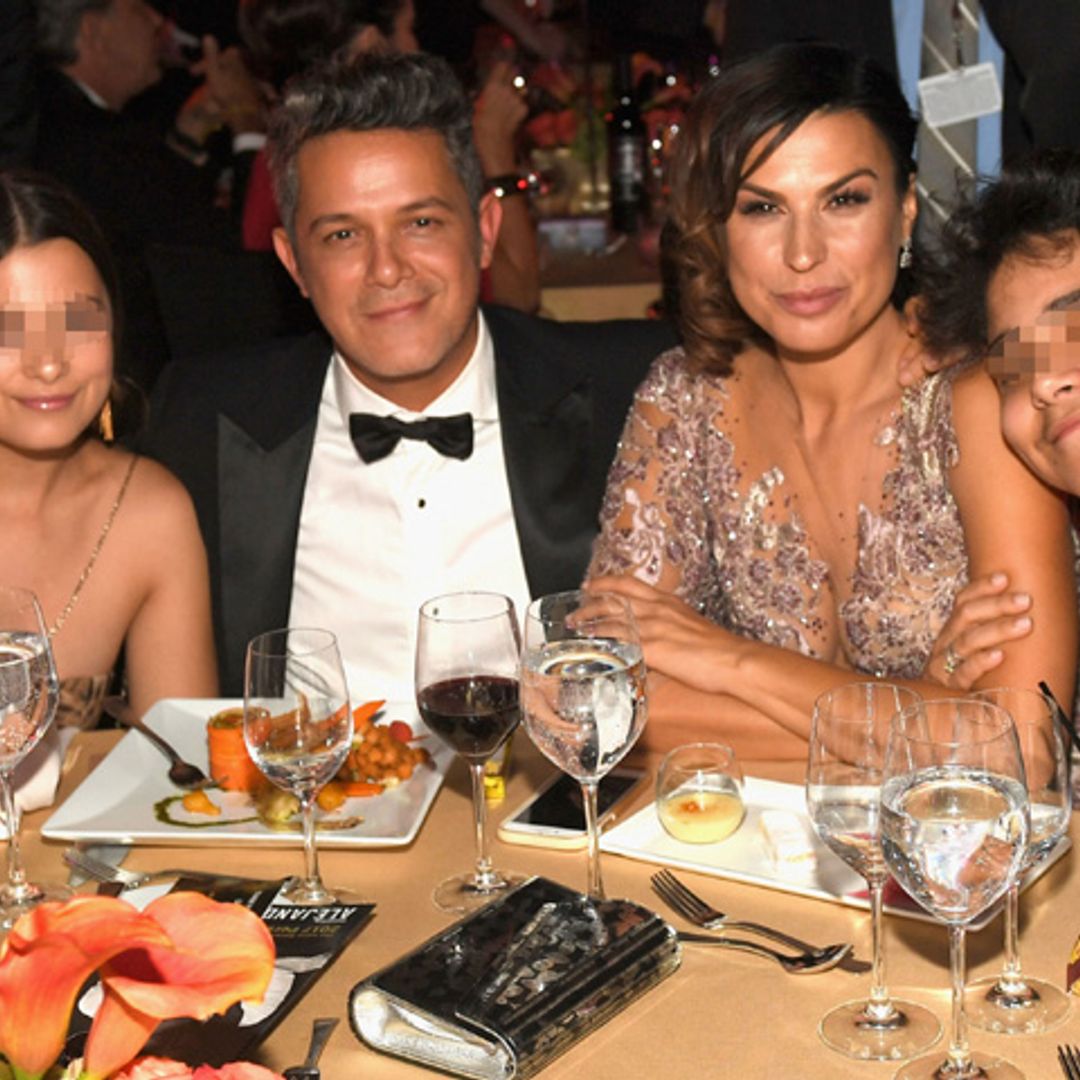 Así vivieron Alexander y Manuela el homenaje a su padre: Alejandro Sanz