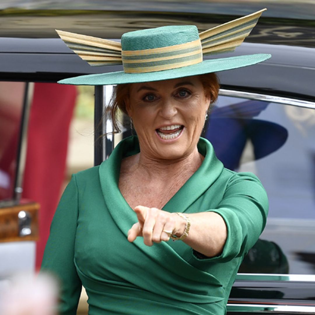 ¿Pero qué haces aquí? Sarah Ferguson se olvida del protocolo para saludar a alguien del público