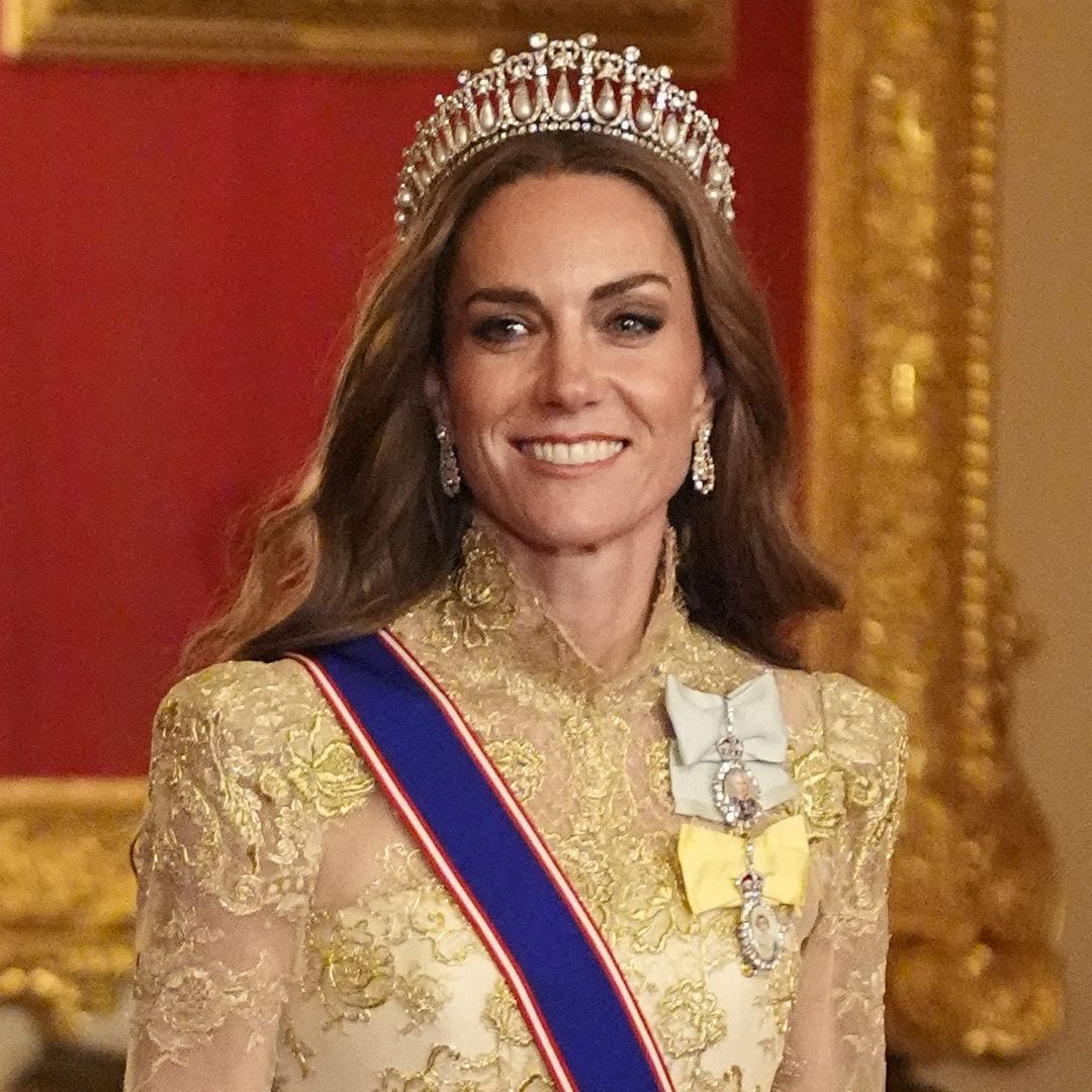 Kate Middleton en el banquete de Estado en honor de Donald Trump, el 17 de septiembre de 2025