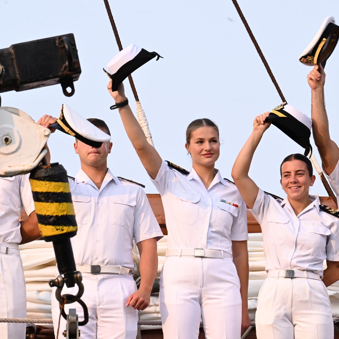 Las fotos de la princesa Leonor llegando a Nueva York con un día de adelanto a bordo de 'Elcano'