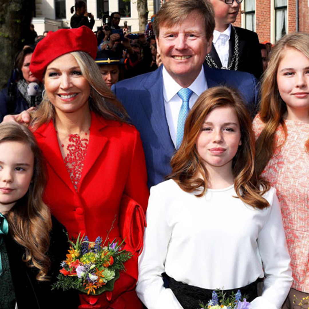 Los Reyes de Holanda y sus tres hijas desconectan a ritmo de Beyoncé