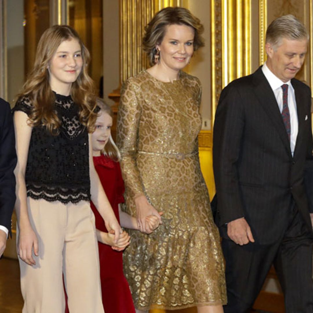 La familia real belga, unida en el tradicional concierto de Navidad