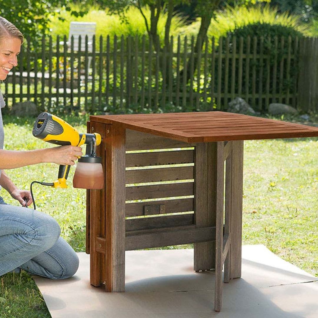 Aprende a pintar tus muebles con pistola y redecora tu casa