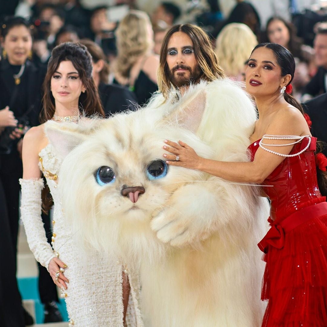 Los mejores momentos de Jared Leto como Choupette en la Met Gala