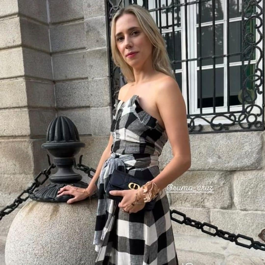 Amelia Bono, Lulú Figueroa y todas las invitadas que han querido acompañar a Inés Domecq en su desfile en el Palacio de Liria