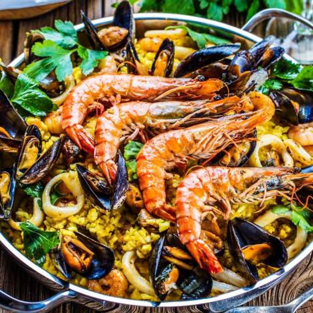 Paella de marisco