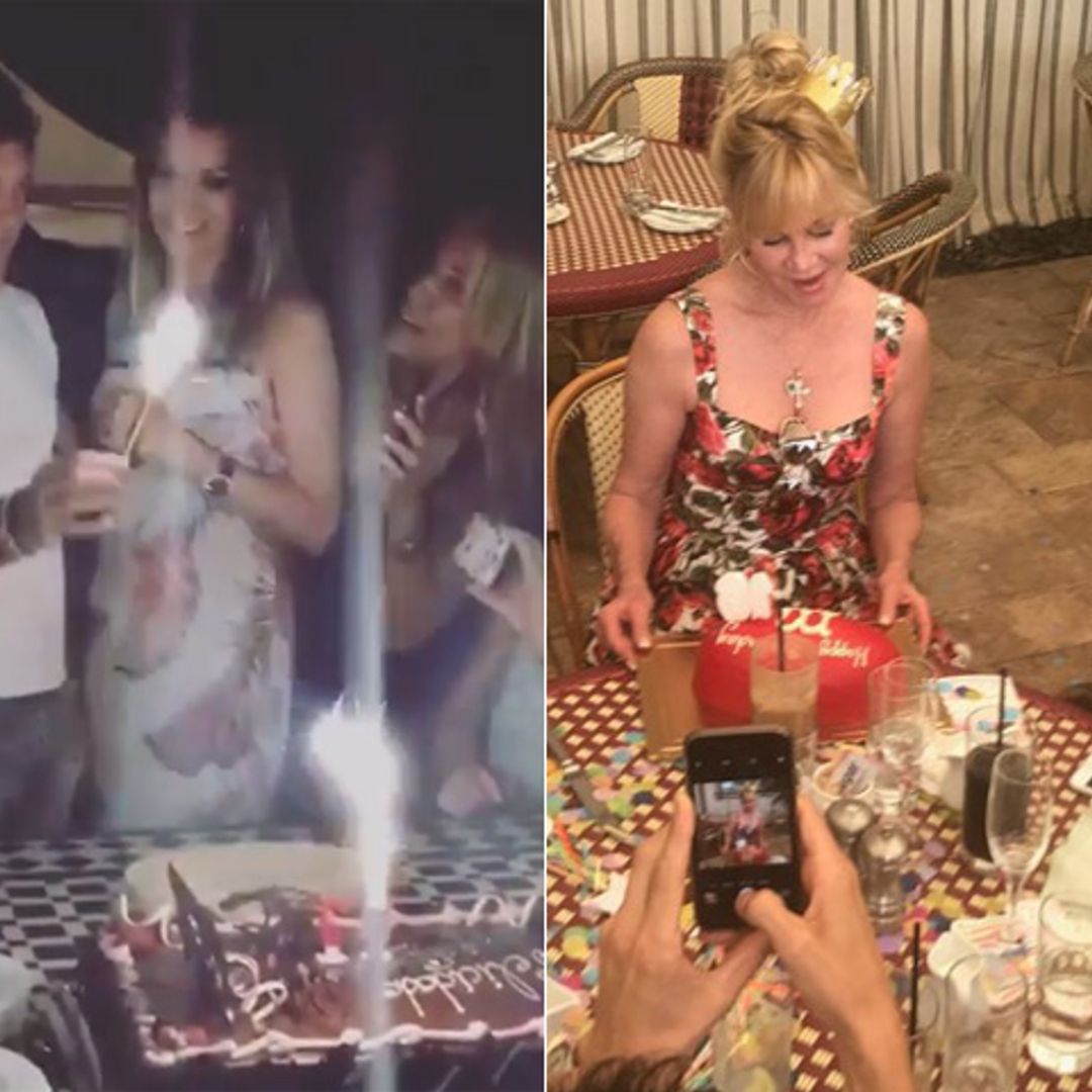 Así han celebrado sus cumpleaños Antonio Banderas y Melanie Griffith