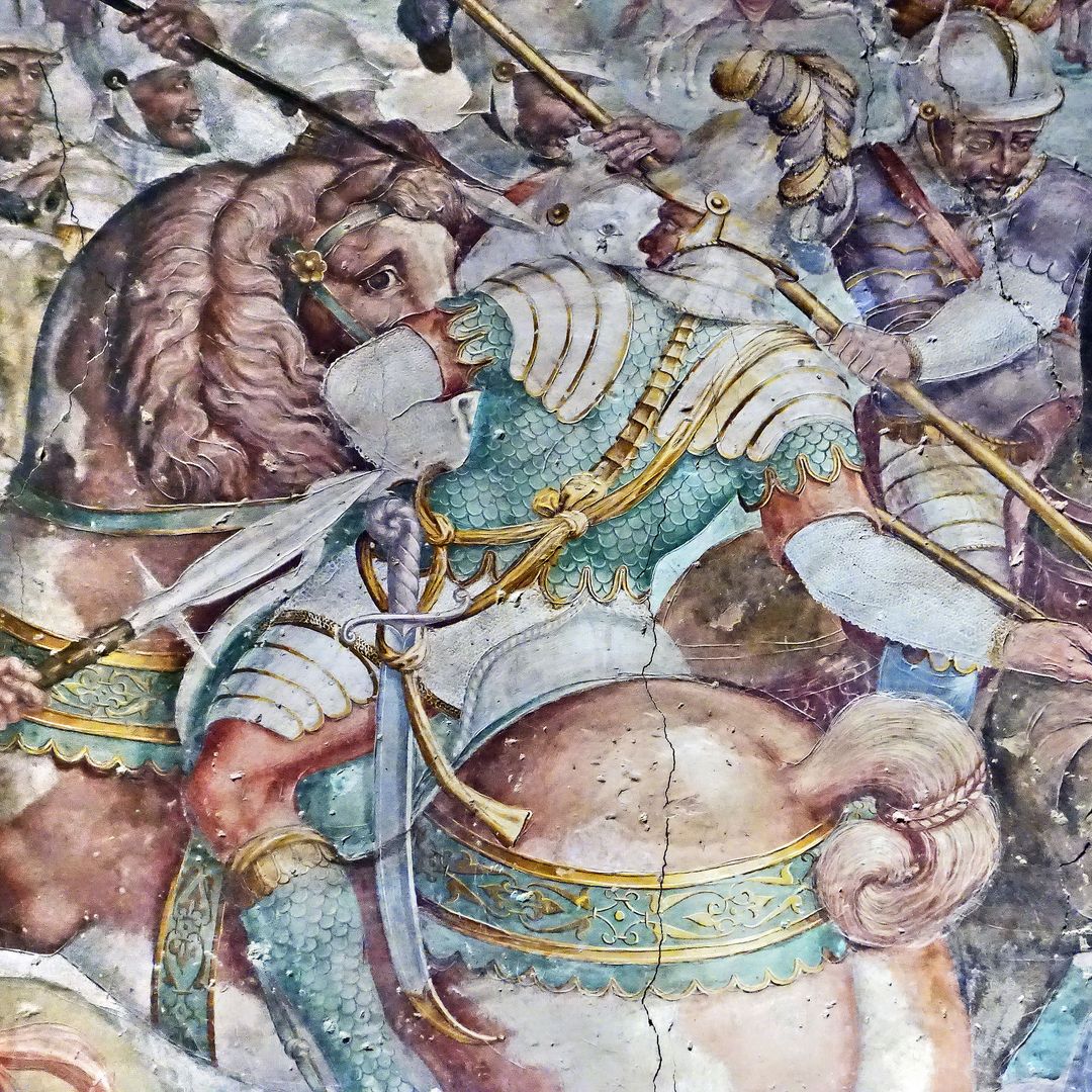 Pinturas murales del castillo de los duques de Alba, Alba de 