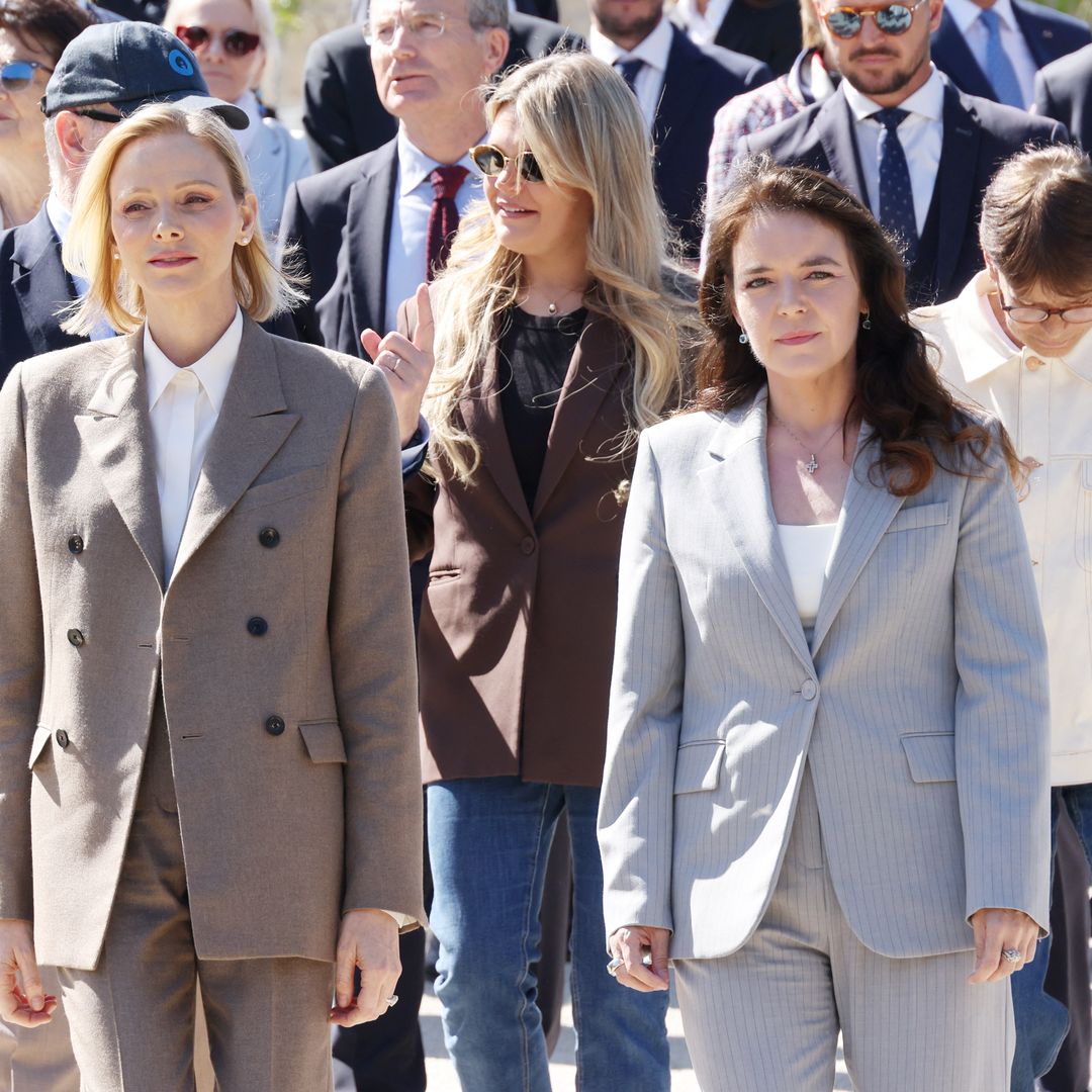 Mélanie-Antoinette de Messy irreconocible en un acto muy especial para la princesa Charlene