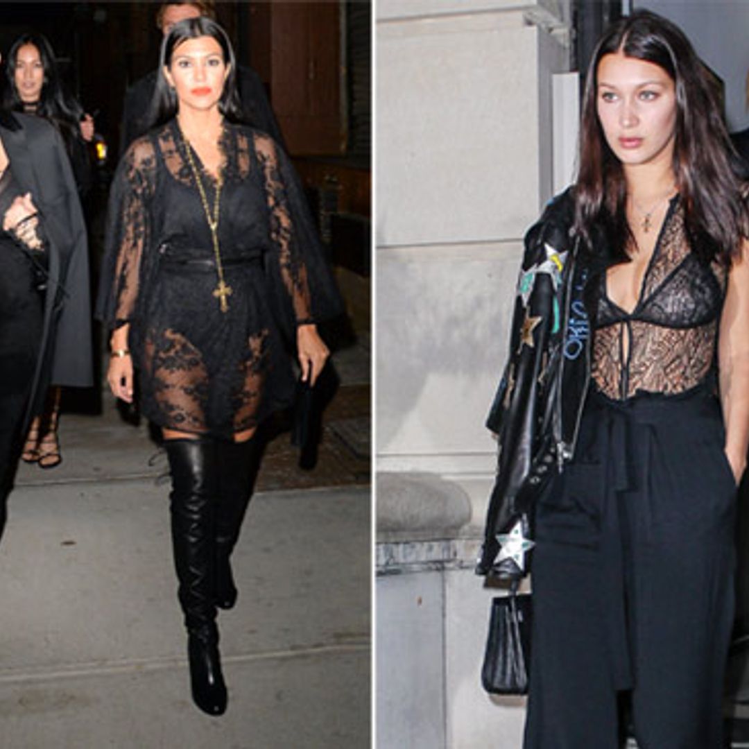 Esto es lo que pasa cuando las hermanas Kardashian y Hadid salen de fiesta