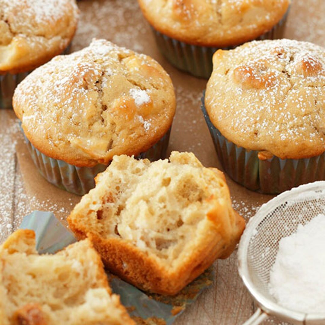 Magdalenas de manzana