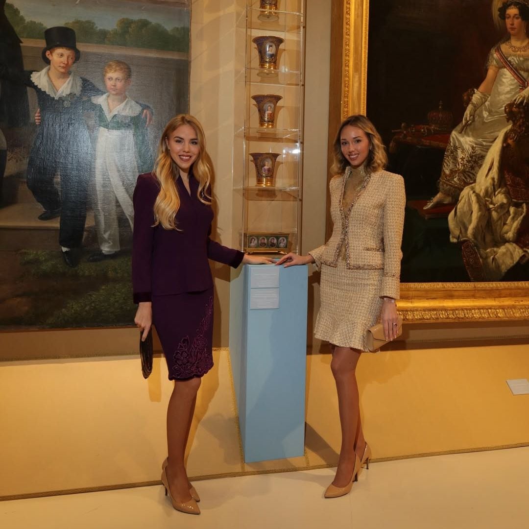 María Chiara y María Carolina de Borbón-Dos Sicilias