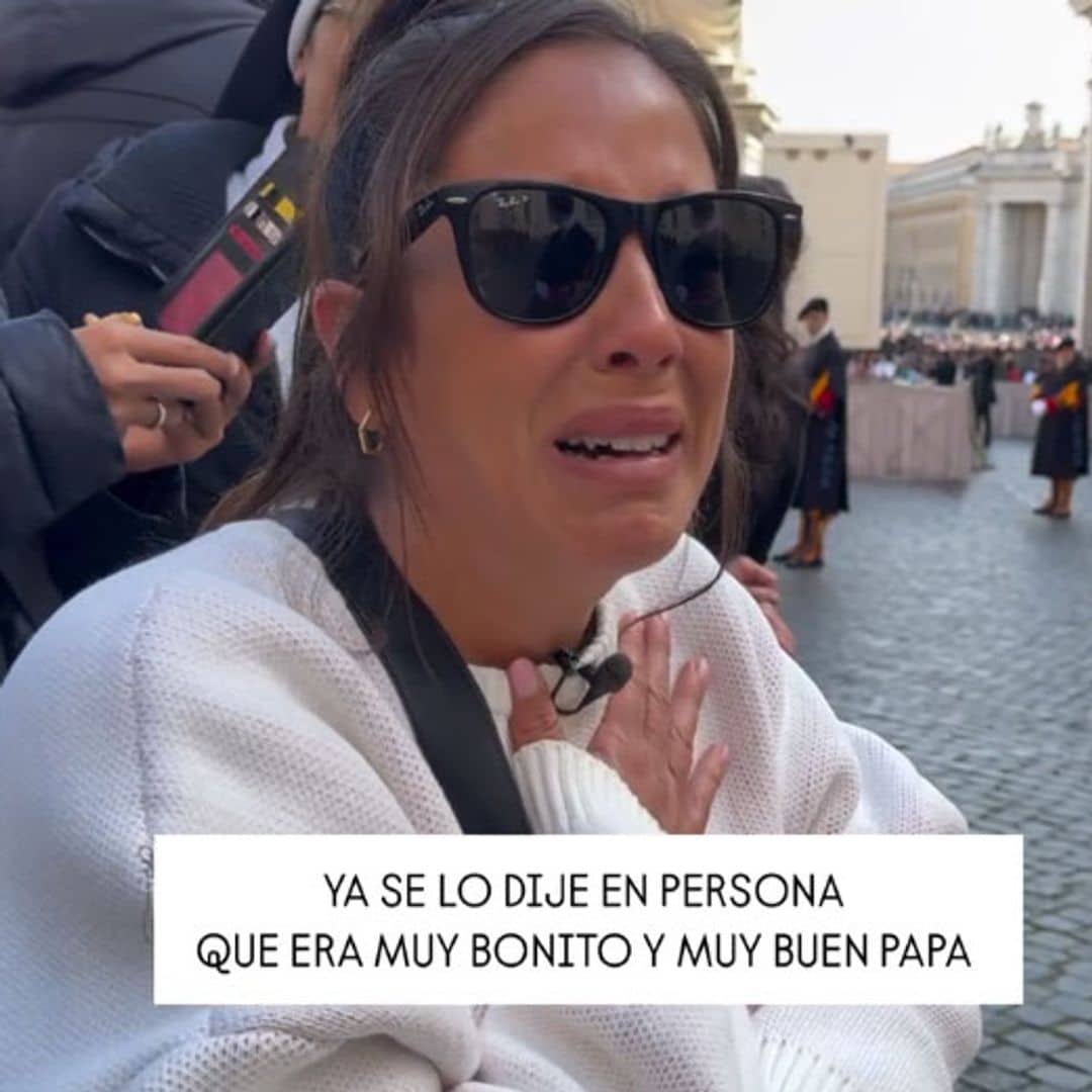 Cuando Anabel Pantoja conoció al papa Francisco: el curioso vídeo del momento