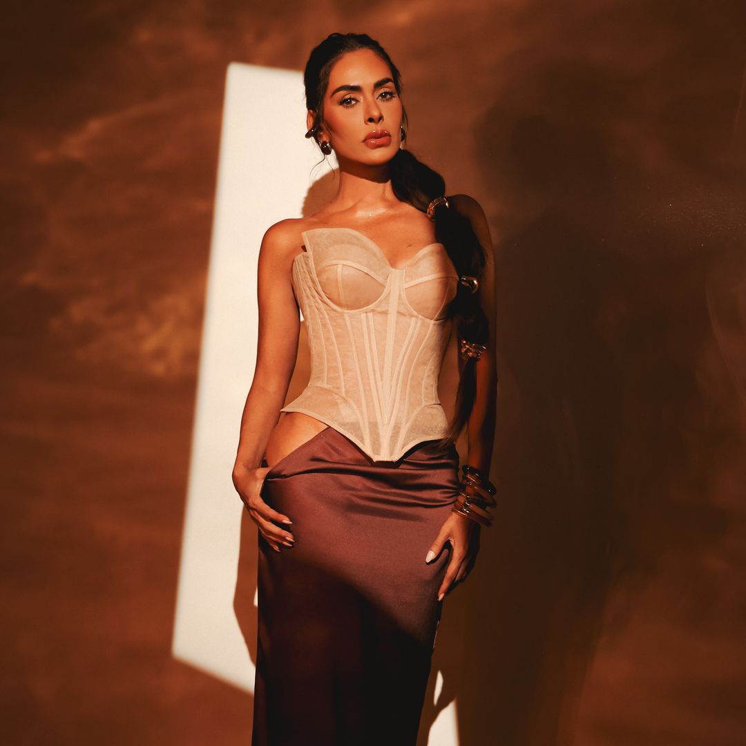 Galilea Montijo y el look estrella de corsé nude con el que conquistó 'La Casa de los Famosos'
