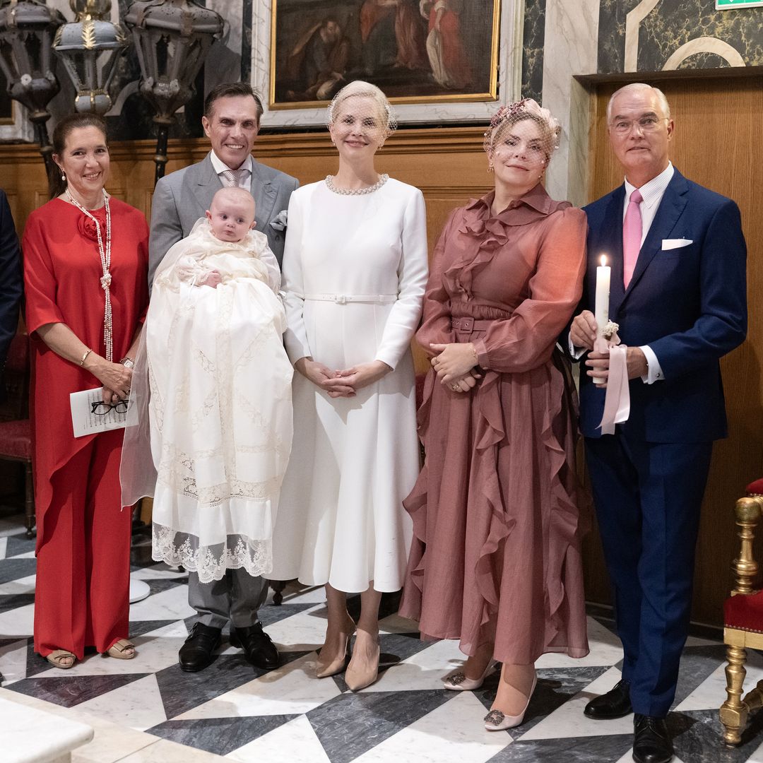 IMÁGENES EXCLUSIVAS. Aristocracia, política y marketing: quiénes son los 4 padrinos de la princesa Élisabeth de Orleans