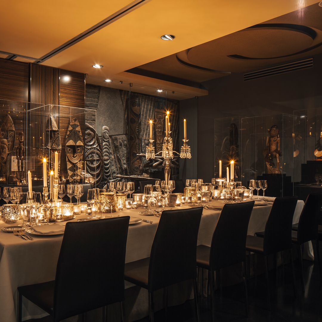 Mesa de Navidad en el hotel Urban de Madrid