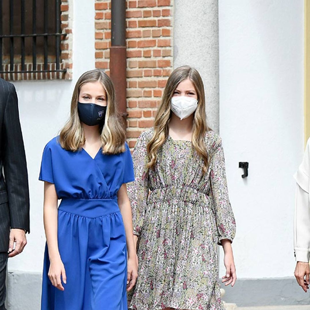 Leonor y Sofía acompañarán por primera vez a sus padres a los actos del Día de Santiago en Galicia