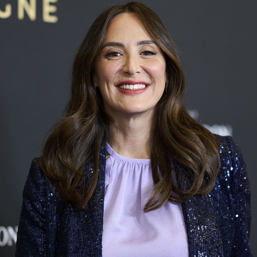 Tamara Falcó brilla con un traje de lentejuelas muy navideño diseñado por ella misma en el 'cocktail' de Moët & Chandon