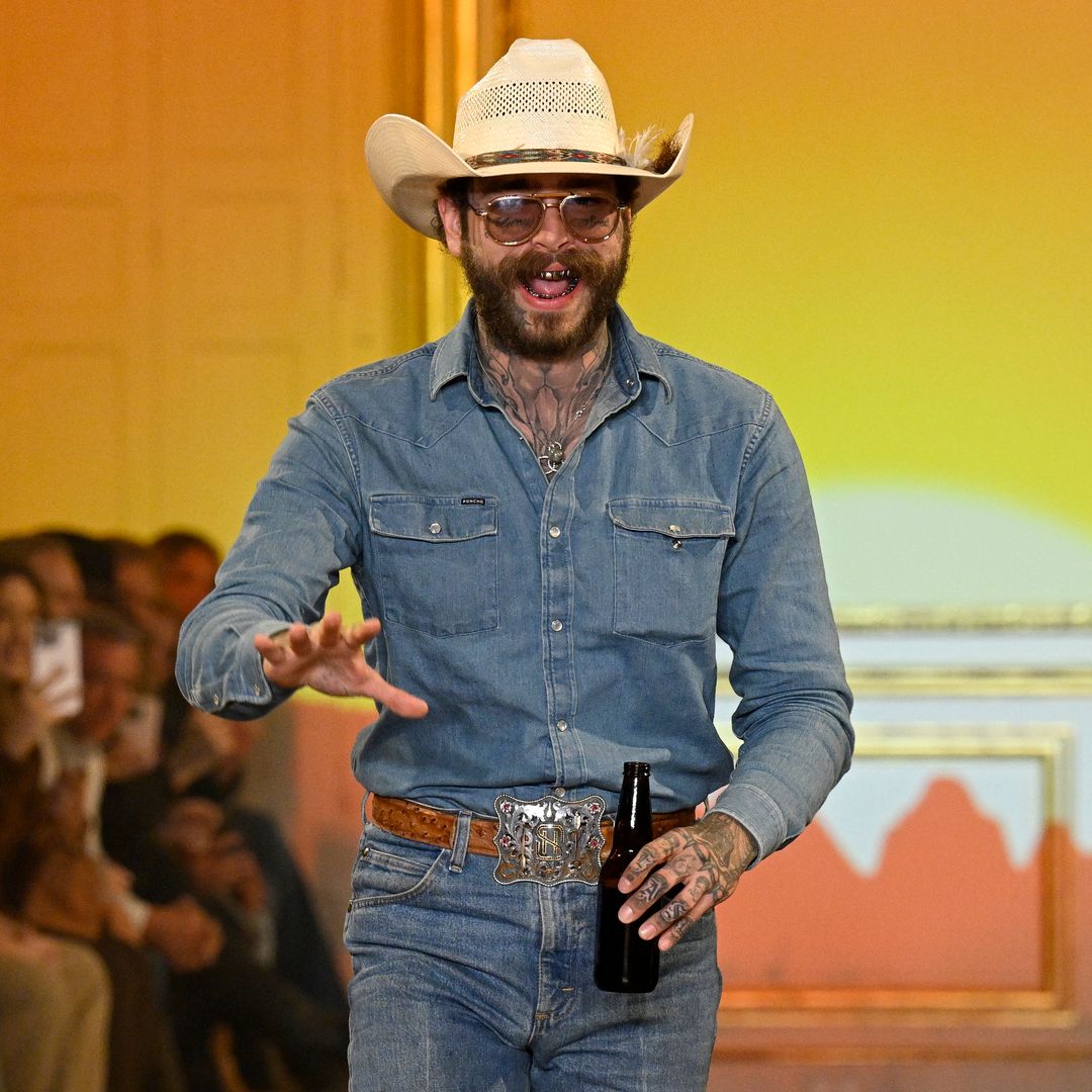 El debut de Post Malone como diseñador en París que se ha vuelto viral