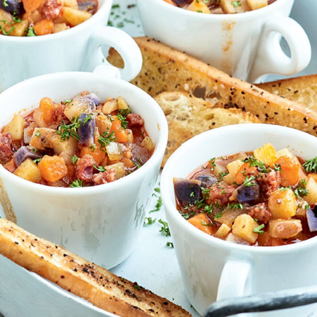 Cóctel de patatas a la riojana