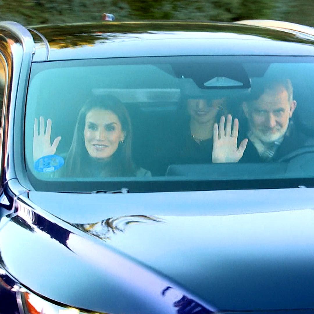 La Familia Real se toma el tradicional roscón en casa de Jesús Ortiz, padre de doña Letizia