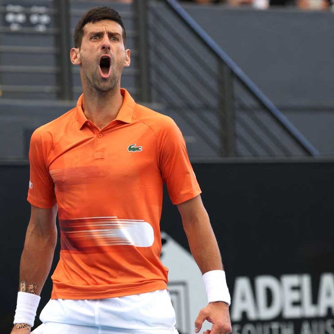 El controvertido regreso de Djokovic a Australia: echa a su hermano a gritos de la grada en pleno partido