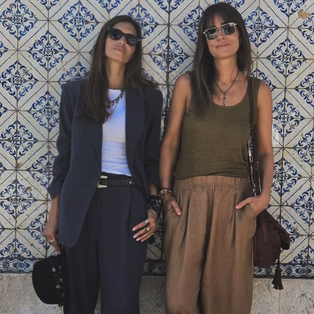 Sara Carbonero en Lisboa con el equipo de Slowlove