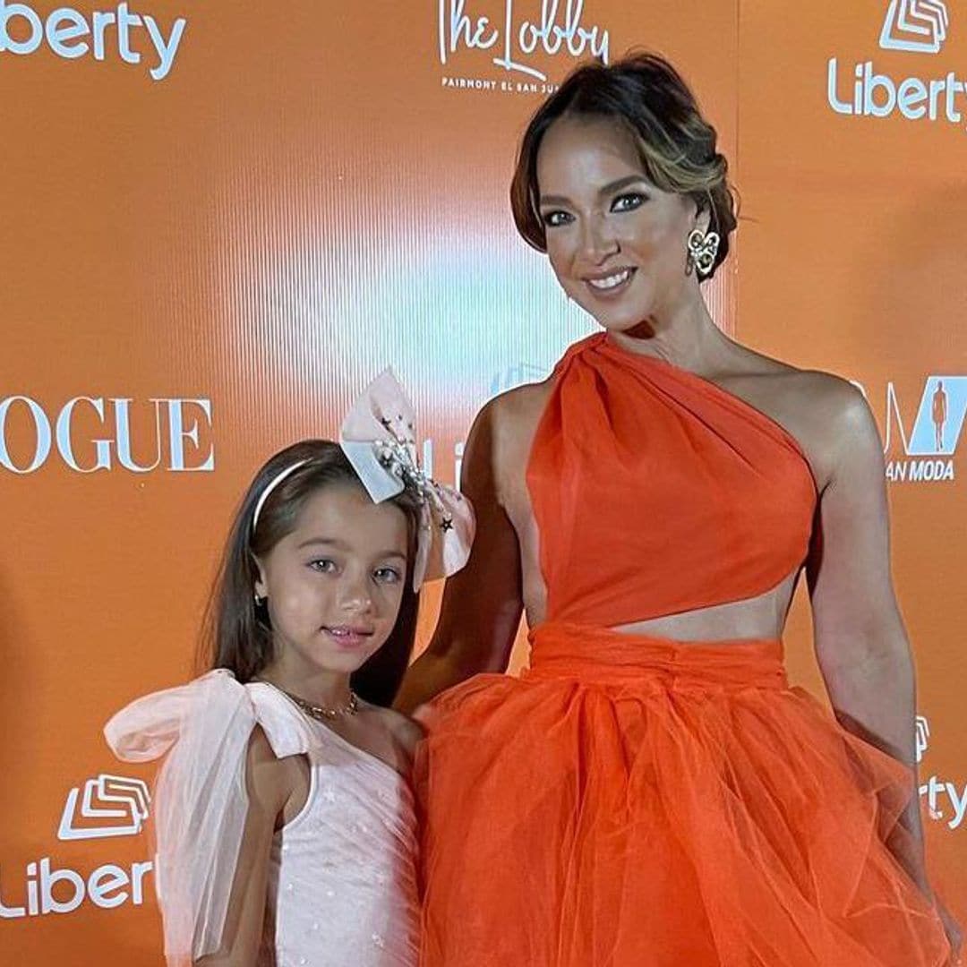 Adamari López y su hija Alaïa presumen looks de impacto en una alfombra en Puerto Rico