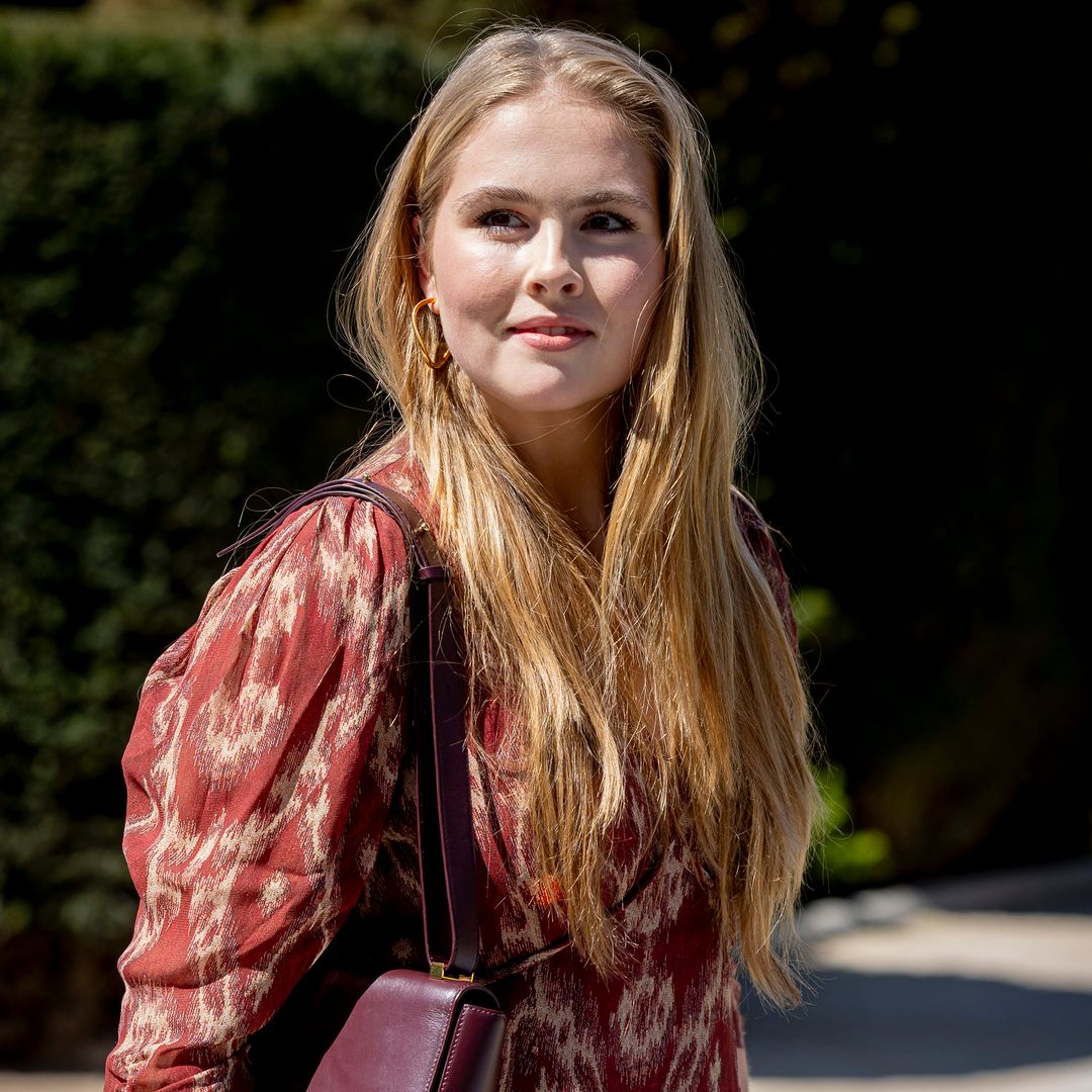 Amalia de Holanda sorprende en Madrid con su ‘look’ más bohemio 