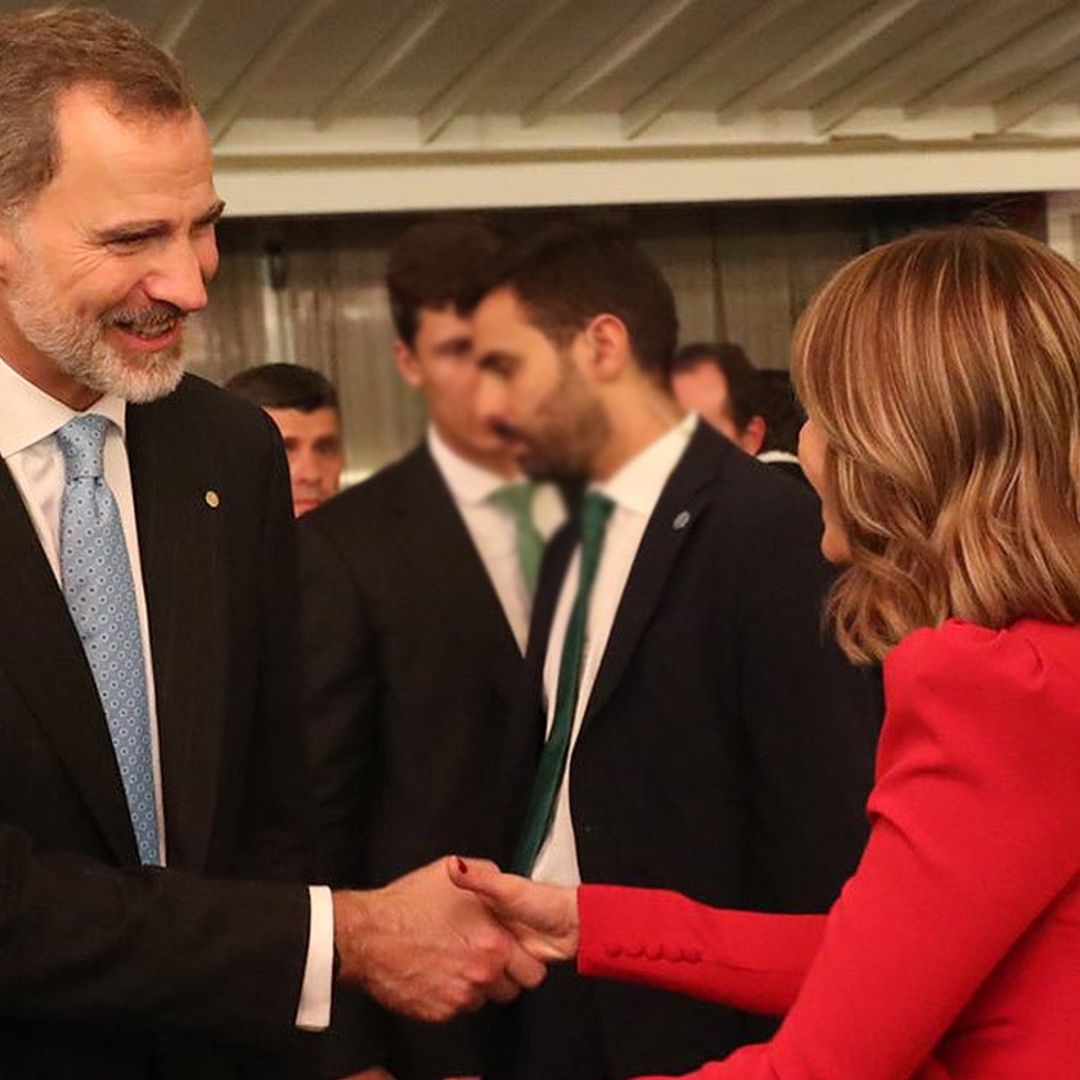 ¿Qué hacía María Adánez con el Rey en los Premios Princesa de Girona?