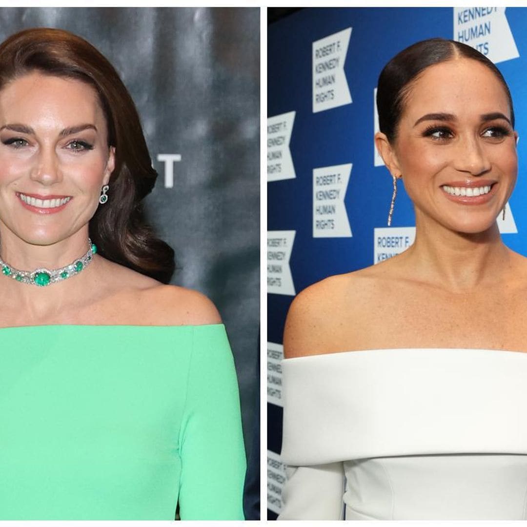 Vestido ‘off shoulder’, la tendencia que presumen Kate y Meghan de cara al invierno