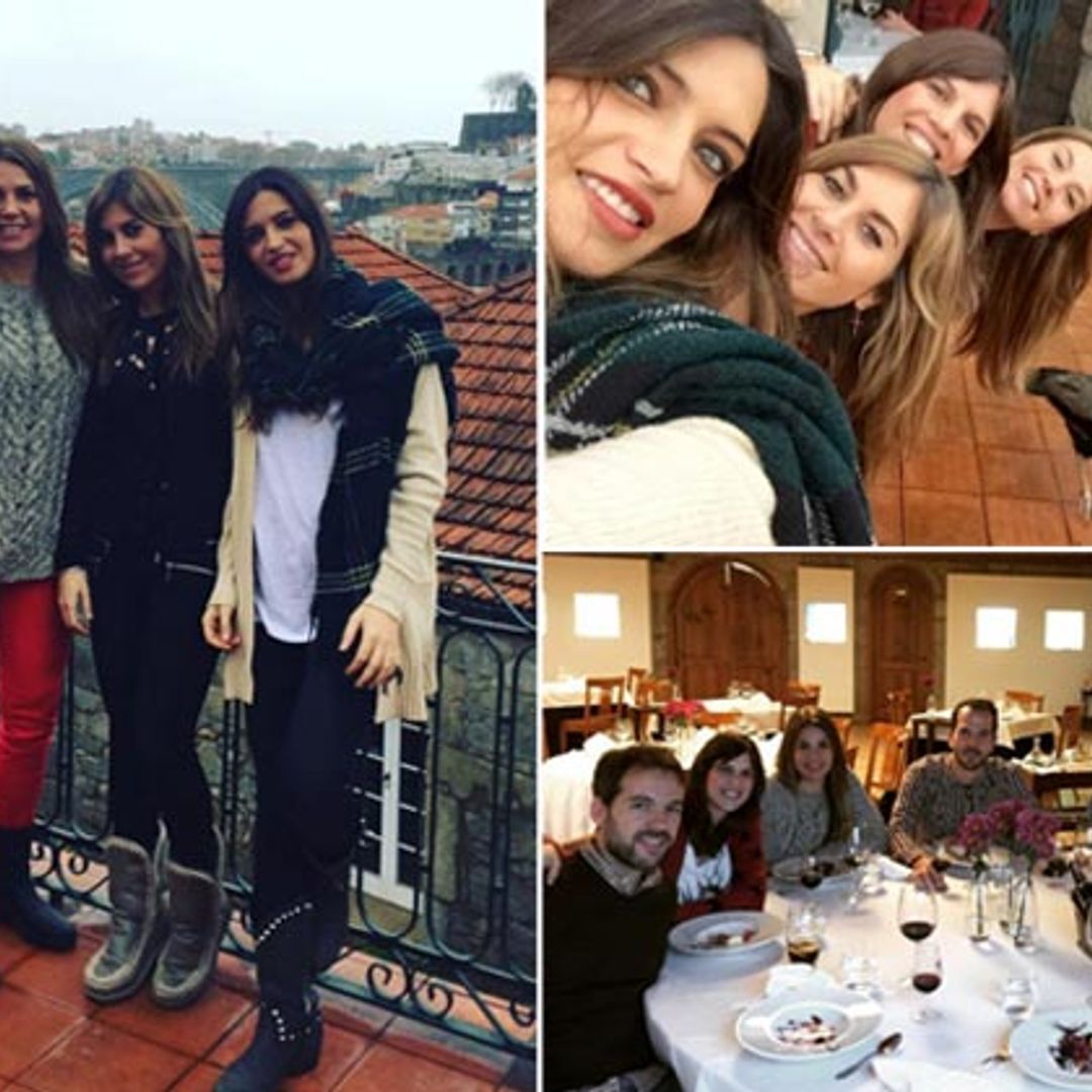 Reunión de periodistas en Oporto: Sara Carbonero recibe a sus amigas