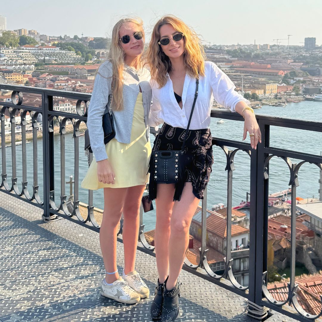 Geraldine Bazán crea nuevos recuerdos junto a su hija Miranda, en un viaje de ensueño por España y Portugal