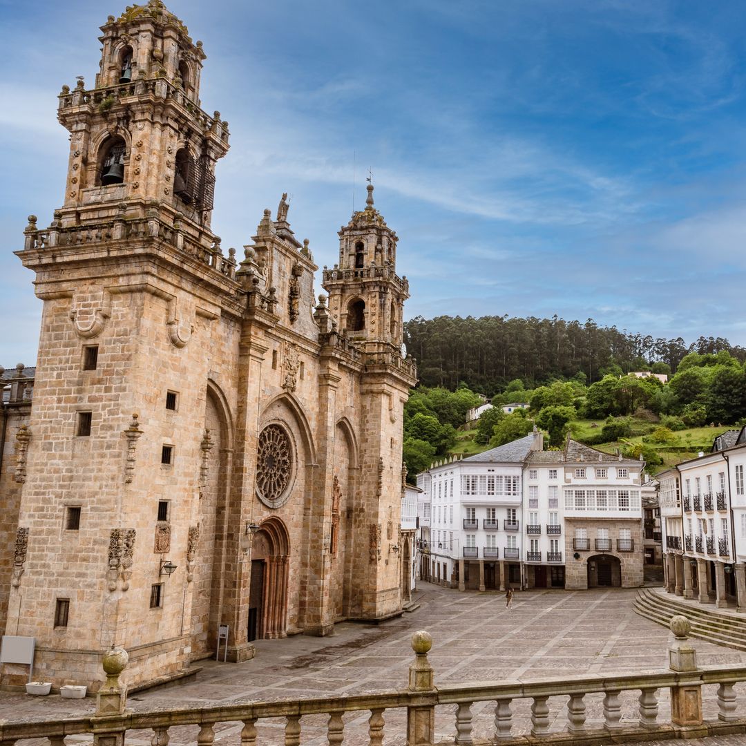Plaza de Catedral de Mondoñedo, Patrimonio de la Humanidad, Galicia