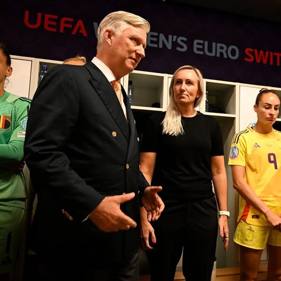 Felipe de Bélgica, testigo de cómo España arrolla a su selección en la Eurocopa femenina: así reaccionó el monarca