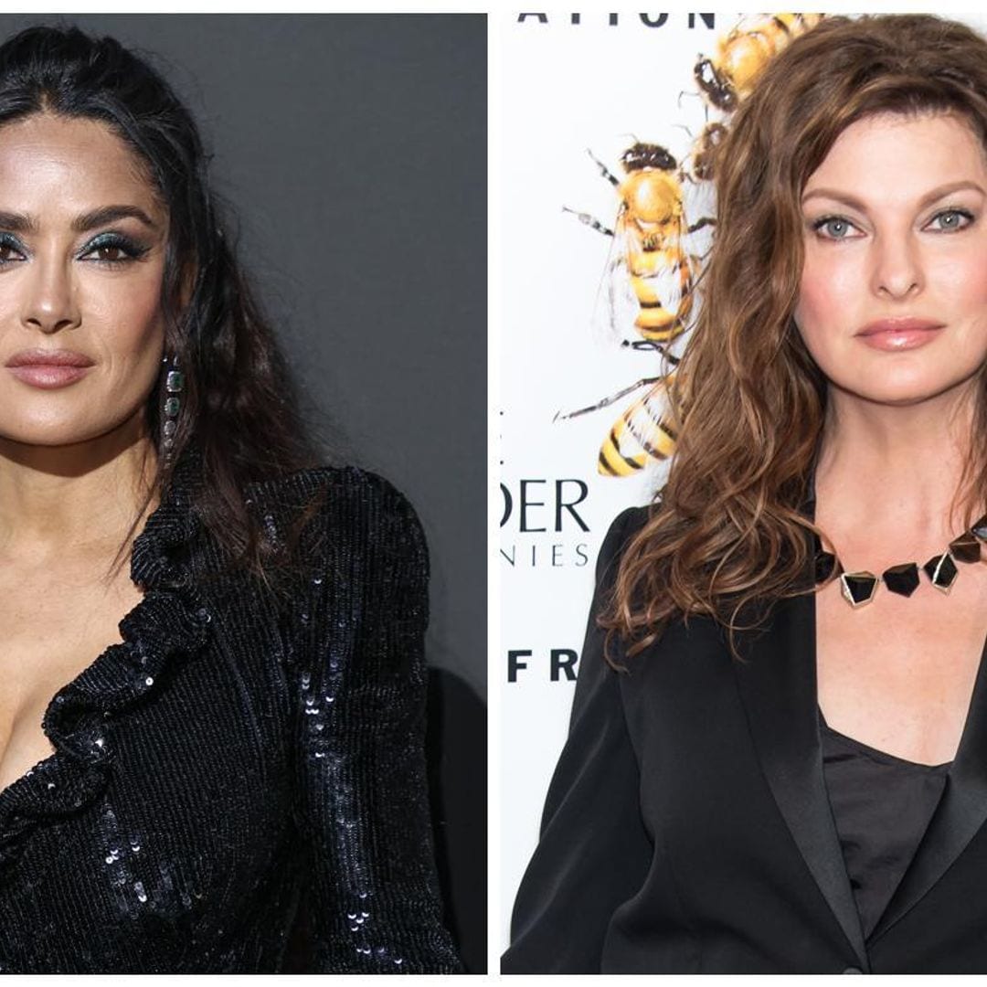 El bello gesto que Salma Hayek tuvo con Linda Evangelista, la ex de su esposo