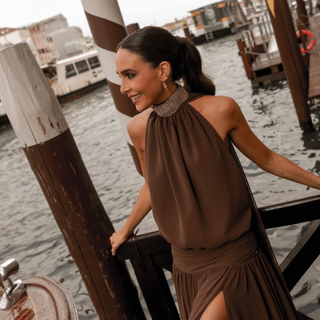 Rocio Osorno en el Festival de cine de Venecia