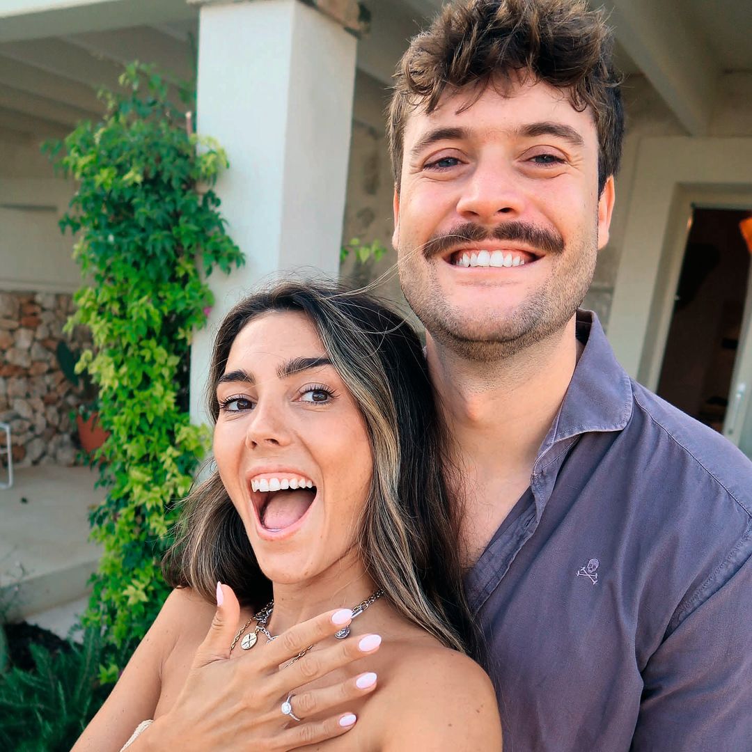 La imagen con la que Anna y Mario Cristóbal anunciaron, el pasado octubre, que iban a casarse
