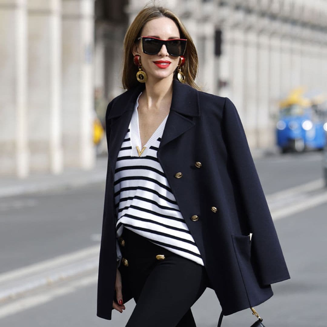 ¿Rayas en otoño? Llévalas así para conseguir un look de lo más sofisticado