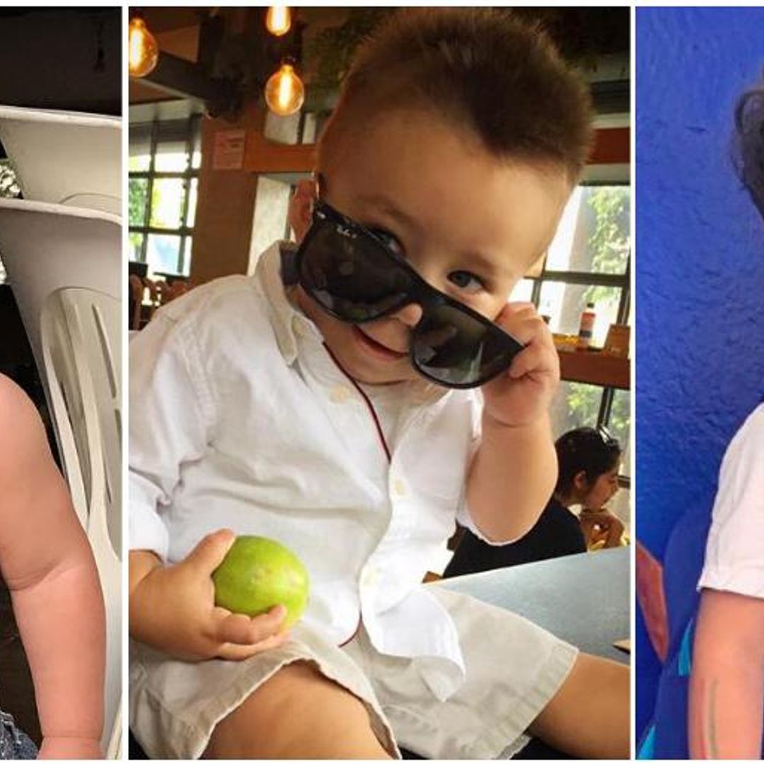 ¡Para comérselo! Las fotos más tiernas de Diego, el hijo de Ariadne Díaz y Marcus Ornellas