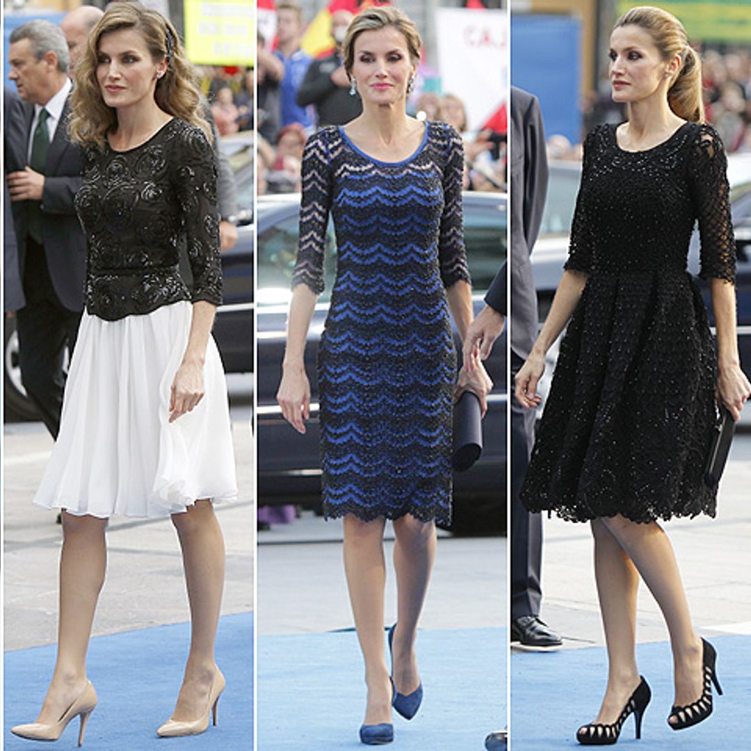 En vídeo: Todos los 'looks' de la reina Letizia en los premios Princesa de Asturias