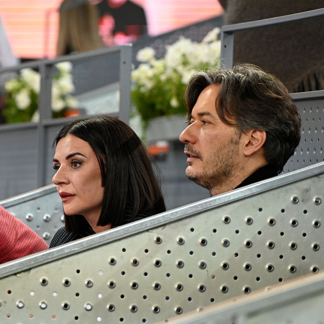 Alberto Caballero y Miren Ibarguren durante la final de dobles femenina en el Mutua Madrid Open de tenis, a 4 de mayo de 2025, en Madrid