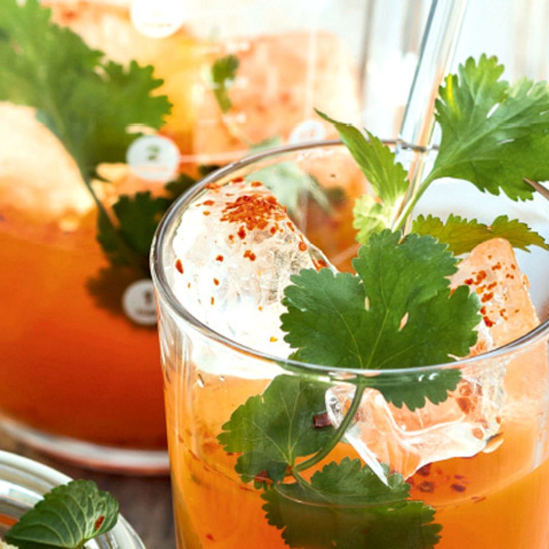 Zumo de zanahoria y piña